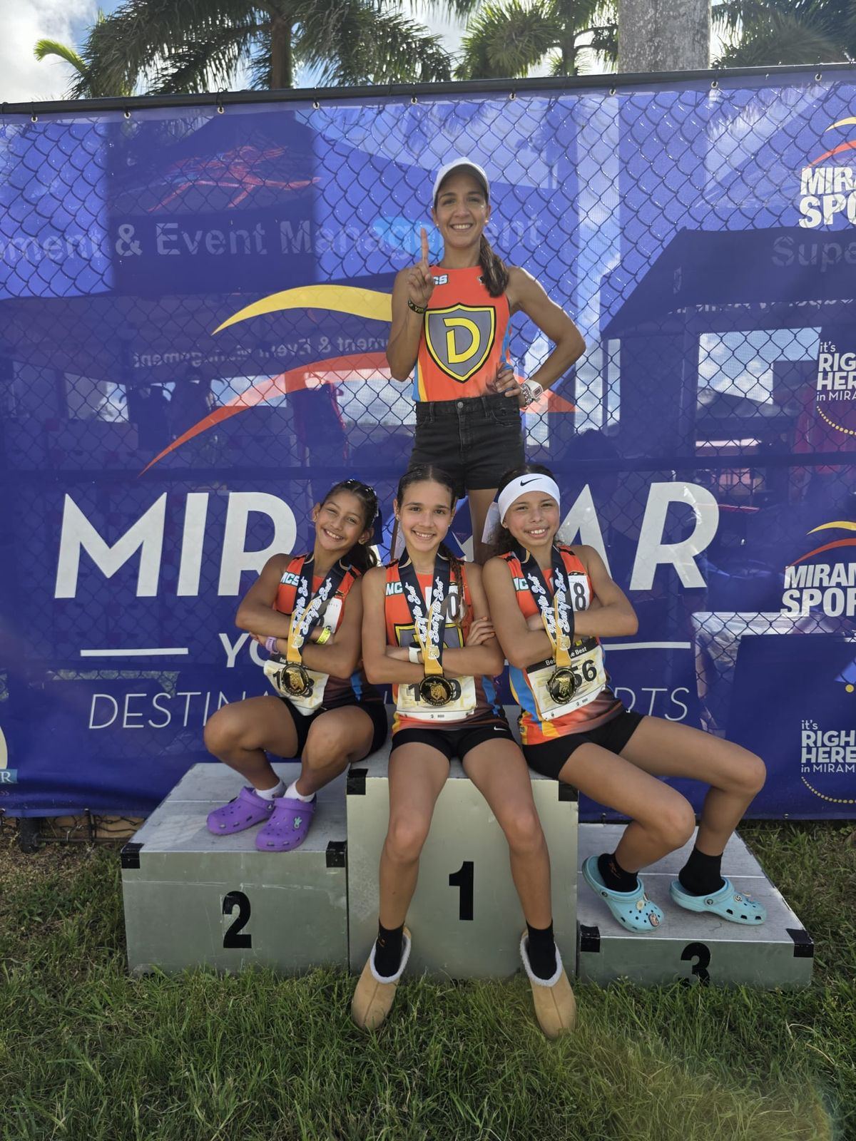 Atleta de los Guardianes de Dorado representando a Puerto Rico